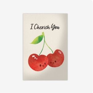 50PK 4" X 6" I Cherish You Thank You Cards NIP